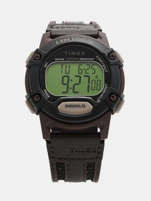 Zegarek cyfrowy Timex brązowy