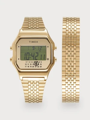 Zegarek cyfrowy Timex złoty