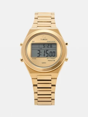 Zegarek cyfrowy Timex w kolorze złota