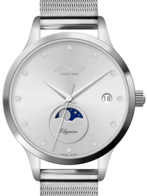 Zegarek Damski ATLANTIC Moonphase Elegance 29040.41.27MB