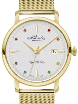 Zegarek Damski ATLANTIC Super De Luxe Precious Stones