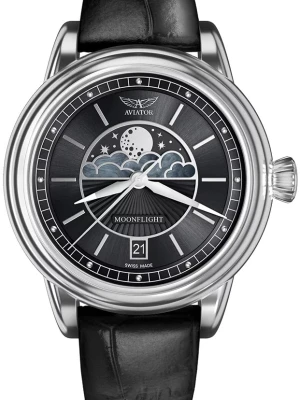 Zegarek Damski AVIATOR Aviator Moon Flight V.1.33.0.252.4
