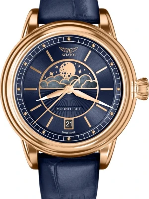 Zegarek Damski AVIATOR Douglas Moonflight