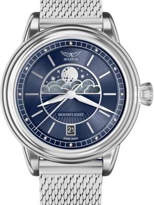 Zegarek Damski AVIATOR Douglas Moonflight