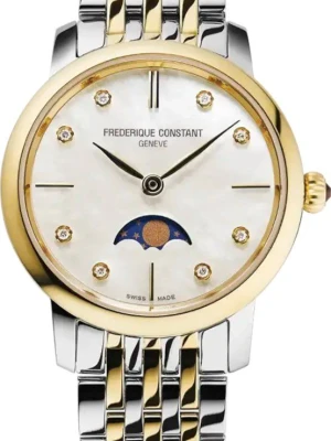 W.KRUK ZEGAREK FREDERIQUE CONSTANT CLASSICS SLIMLINE LADIES MOONPHASE