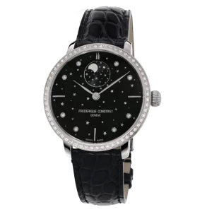 Zegarek Damski FREDERIQUE CONSTANT Manufacture Moonphase SLIMLINE FC-701BSD3SD6