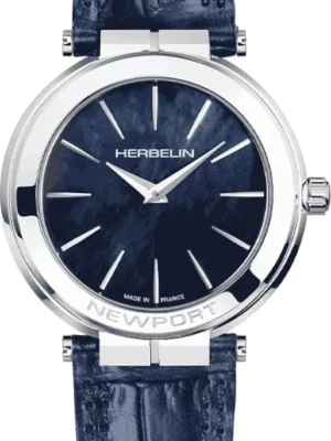 Zegarek Damski HERBELIN Slim Newport 16922AP60BL