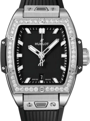 Zegarek Damski HUBLOT Steel Diamonds Spirit of Big Bang 682.SX.1170.RX.1204