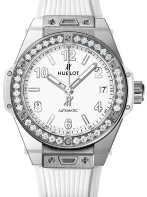 Zegarek Damski HUBLOT Big Bang One Click Steel White Diamonds