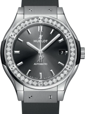 Zegarek Damski HUBLOT Classic Fusion Racing Grey Titanium Diamonds