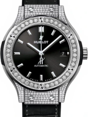 Zegarek Damski HUBLOT Classic Fusion Titanium Pave