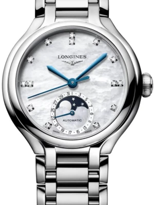 Zegarek Damski LONGINES Primaluna Moonphase Elegance L8.126.4.87.6