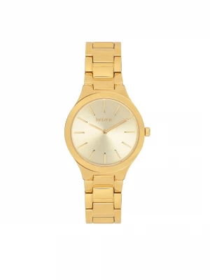Zegarek damski na bransolecie w złotym kolorze Kazar