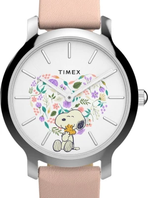 Zegarek Damski TIMEX In Bloom X Peanuts Transcend TW2W85100