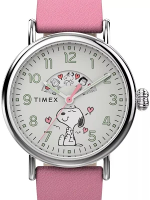 Zegarek Damski TIMEX X Peanuts Snoopy Valentine's Standard TW2W88900
