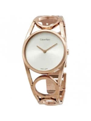 Zegarek Damski z Różowym Złotem - Ponadczasowa Elegancja Calvin Klein