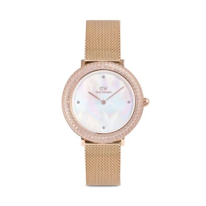 Zegarek Daniel Wellington Crystalline Bezel 3 DW00100823 Różowe złoto