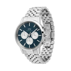 Zegarek Daniel Wellington Iconic Chronograph DW00100874 Srebrny
