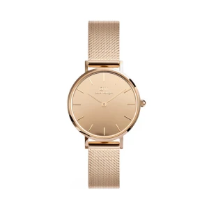 Zegarek Daniel Wellington Petite Reflection 28 DW00100795 Różowe złoto