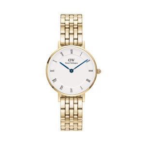 Zegarek Daniel Wellington Petite Roman Numerals 5-Link DW00100682 Złoty