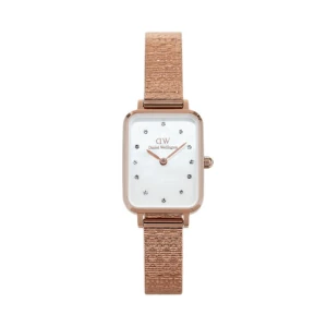 Zegarek Daniel Wellington Quadro Lumine Pressed Piano DW00100578 Złoty