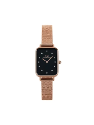 Zegarek Daniel Wellington Quadro Lumine Pressed Piano DW00100579 Złoty