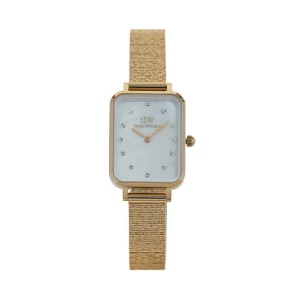 Zegarek Daniel Wellington Quadro Lumine Pressed Piano DW00100582 Złoty