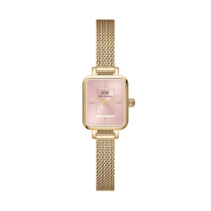 Zegarek Daniel Wellington Quadro Mini Evergold DW00100655 Różowy