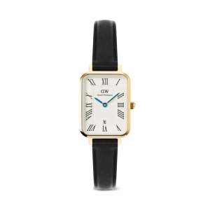 Zegarek Daniel Wellington Quadro Roman Numerals Date DW00100865 Czarny