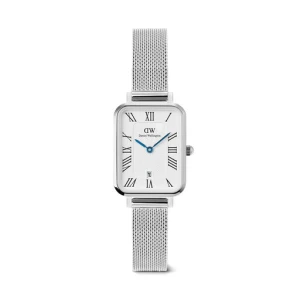 Zegarek Daniel Wellington Quadro Sterling Roman Numerals DW00100863 Srebrny