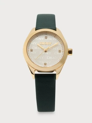 Zegarek DKNY ciemnozielony