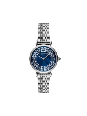 Zegarek Emporio Armani Gianni T-Bar AR11627 Srebrny