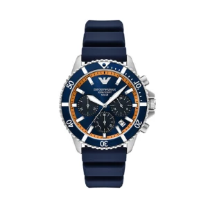 Zegarek Emporio Armani World Explorer AR11696 Granatowy