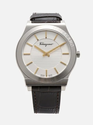 Zegarek FERRAGAMO ciemnobrązowy