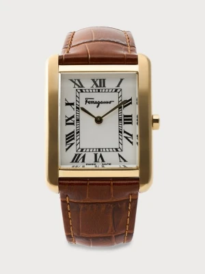 Zegarek FERRAGAMO koniakowy