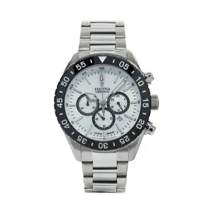 Zegarek Festina Ceramic Chrono F20575/1 Srebrny