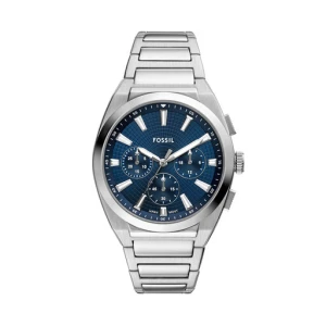 Zegarek Fossil Everett Chronograph FS6104 Srebrny