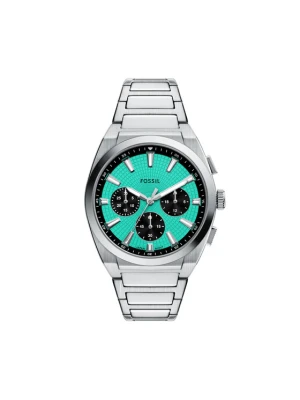 Zegarek Fossil Everett Chronograph FS6117 Srebrny
