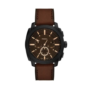 Zegarek Fossil Machine Chronograph FS6101 Brązowy