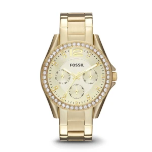 Zegarek Fossil Riley ES3203 Złoty