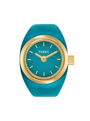 Zegarek Fossil Watch Ring ES5415 Turkusowy