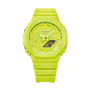Zegarek G-Shock GA-2100-9A9ER Żółty