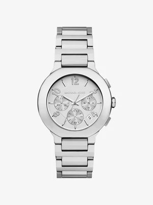 Zegarek Gramercy z dużą kopertą w srebrnym kolorze Michael Kors