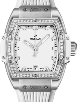 Zegarek Damski HUBLOT Titanium White Diamonds Spirit of Big Bang 662.NE.2010.RW.1204