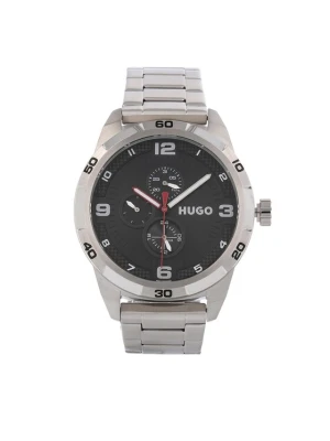 Zegarek HUGO Grip 1530276 Srebrny
