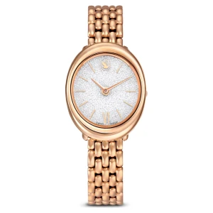 Zegarek Imber, Swiss Made, Metalowa bransoleta, W odcieniu złota, Powłoka w odcieniu różowego złota Swarovski