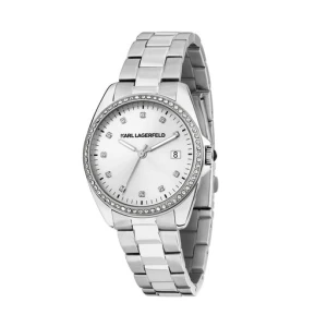 Zegarek KARL LAGERFELD R0553101510 Srebrny