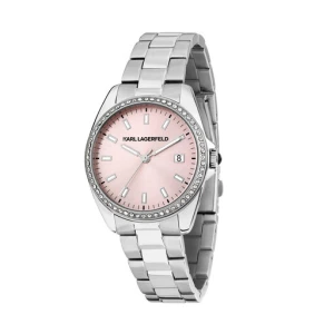 Zegarek KARL LAGERFELD R0553101512 Srebrny