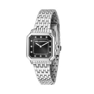 Zegarek KARL LAGERFELD R0553110507 Srebrny