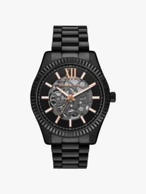 Zegarek Lexington z dużą kopertą w czarnym kolorze Michael Kors